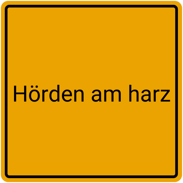 Meldebestätigung Hörden am Harz